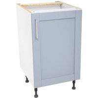 Wickes Ohio Hazy Blue Shaker Base Unit - 500mm