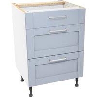 Wickes Ohio Hazy Blue Shaker Drawer Unit - 600mm