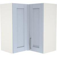 Wickes Ohio Hazy Blue L-Shape Corner Wall Unit - 625mm