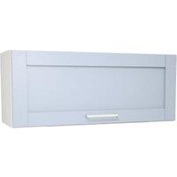 Wickes Ohio Hazy Blue Shaker Narrow Wall Unit - 900mm