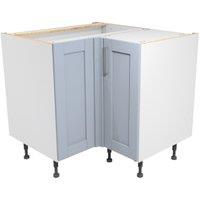 Wickes Ohio Hazy Blue Shaker Corner Base Unit - 925mm