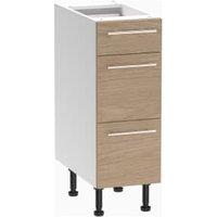 Wickes Orlando Scandi Oak Slab Drawer Unit - 300mm
