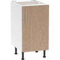 Wickes Orlando Scandi Oak Slab Base Unit - 450mm