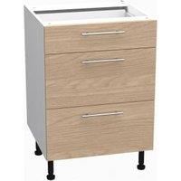Wickes Orlando Scandi Oak Slab Drawer Unit - 600mm
