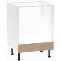 Wickes Orlando Scandi Oak Slab Built Under Oven Unit - 600mm