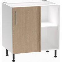 Wickes Orlando Scandi Oak Corner Base Unit - 800mm