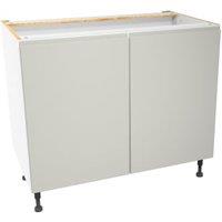 Wickes Madison Gloss Stone Base Unit - 1000mm