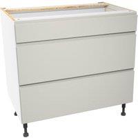 Wickes Madison Gloss Stone Drawer Unit - 900mm