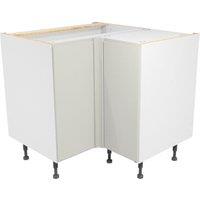 Wickes Madison Gloss Stone Corner Base Unit - 925mm