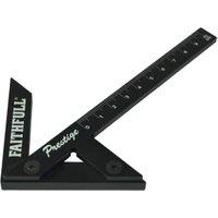 Faithfull Prestige Black Aluminium Centre Finder Gauge - 90mm