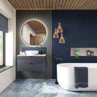 Wetwall Alloy Deep Sea Blue Single Shower Panel - 2440 x 1200 x 4mm
