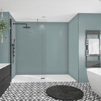 Wetwall Alloy Neptune Blue Single Shower Panel - 2440 x 900 x 4mm