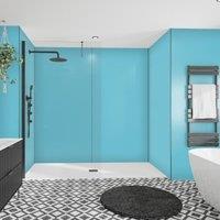 Wetwall Alloy Aqua Single Shower Panel - 2440 x 600 x 4mm