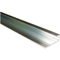 Wetwall Alloy Polished Silver End Cap - 2440mm
