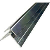 Wetwall Alloy Polished Silver External Corner - 2440mm