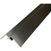 Wetwall Alloy Poished Silver Internal Corner - 2440mm