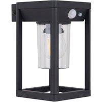 Luceco IP54 Filament Solar PIR Wall Light Lantern