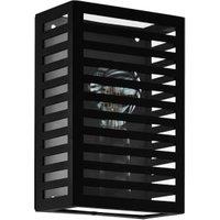 Eglo IP44 Alamonte 3 Caged Exterior Wall Light - Black