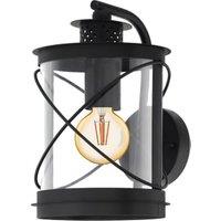Eglo IP44 Hilburn Exterior Wall Lantern - Black