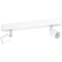 Eglo Basic Stecci-e Plastic 2-Light Spotlight - White