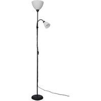 Eglo Montanini-e Modern Steel Floor Lamp - Black