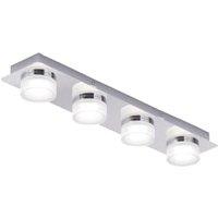Spa Amalfi 4-Light IP44 LED Spotlight Bar - Chrome