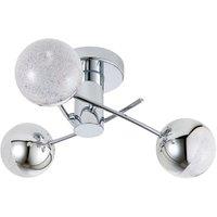 Spa Rhodes 3-Light IP44 LED Semi-Flush Ceiling Light