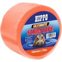 Hippo Ultimate Orange Scrim Tape - 100mm x 75m