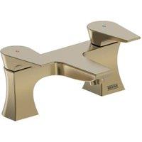 Bristan Hourglass Bath Filler Tap - Brushed Brass