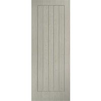 LPD Internal Laminate Cottage Pre-Finished Light Grey Door - 838 x 1981mm