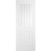 LPD Internal Laminate Cottage Glazed Pre-Finished White Door - 762 x 1981mm