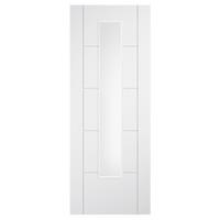 LPD Internal Laminate Ladder Glazed Pre-Finished White Door - 686 x 1981mm