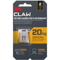 3M Claw 20kg Picture Hanger - Pack of 2