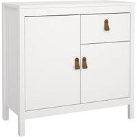 Barcelona Sideboard with 2 Doors & 1 Drawer - White