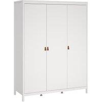 Barcelona Wardrobe with 3 Doors - White