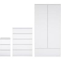 Naia Bedroom Furniture Package - White