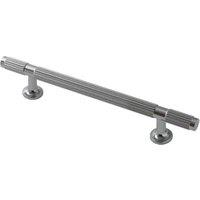 Duarti By Calypso Loria Fluted Large T-Bar Bathroom Furniture Handle - Chrome