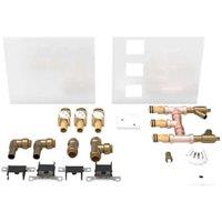 ThermaSkirt BM3 LH Anti-Clockwise Feed, TRV Feed & Return Set - 15mm