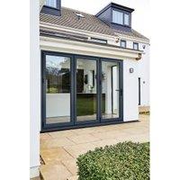 LPD Aluvu Anthracite Grey Right Hand External Bi-Fold Door Set - 2990 x 2128mm