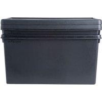 Wham Bam Heavy Duty Storage Box & Black Lid - 96L