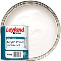 Leyland Trade Acrylic Primer & Undercoat - White - 750ml