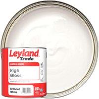 Leyland Trade High Gloss Paint - Brilliant White - 2.5L