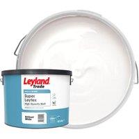 Leyland Trade Super Leytex Paint - Brilliant White - 10L