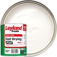 Leyland Trade Fast Dry Plus Gloss Paint - Brilliant White - 750ml