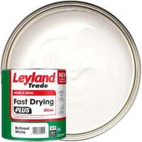 Leyland Trade Fast Dry Plus Gloss Paint - Brilliant White - 2.5L
