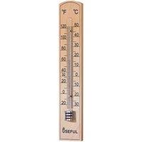 Smart Garden Wooden Wall Thermometer
