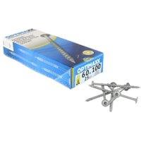 Optimaxx Washer Head Timber Screws - 6.0 x 100mm - Pack of 25