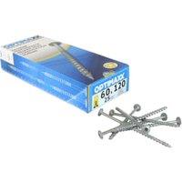Optimaxx Washer Head Timber Screws - 6.0 x 120mm - Pack of 25