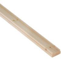 Cheshire Mouldings Pine Baserail for 41mm Spindles - 2.4m