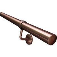 Rothley Antique Copper Indoor Handrail Kit - 2 x 1.2m